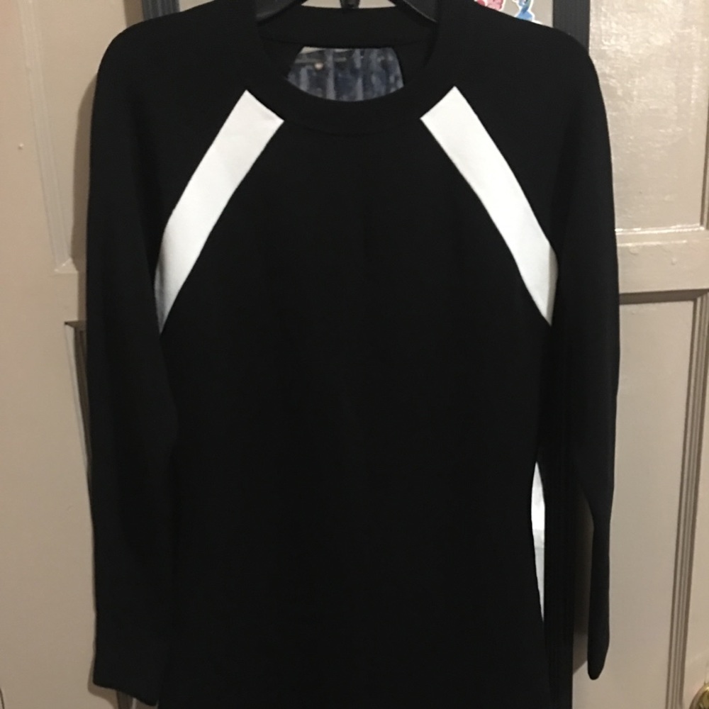 long sleeve, open from the back dress